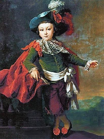 Dimitri Levitzky Makerovskogo in costumes oil painting picture